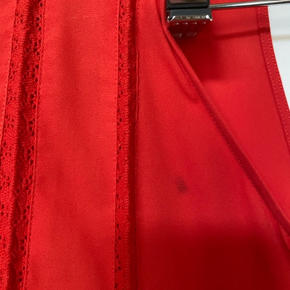 Sunday Best poppy/orange trapeze dress xs - Picture 2 of 5